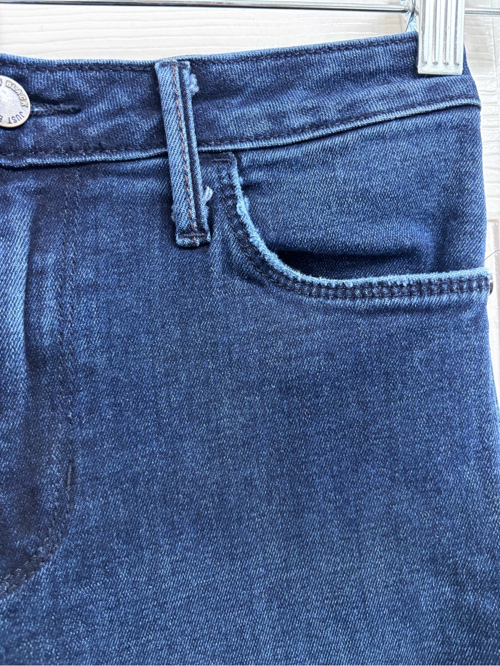 Just Black - Flare Jeans 31.5” Inseam Dark‎ Blue Wash - SIZE 27 - Picture 4 of 16